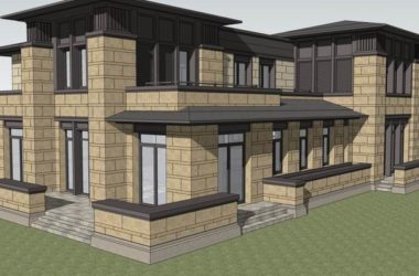 Classical Style Single-Family Villa Model in SketchUp-BIM WORLD