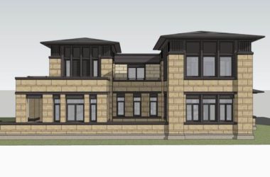 Classical Style Single-Family Villa Model in SketchUp-BIM WORLD
