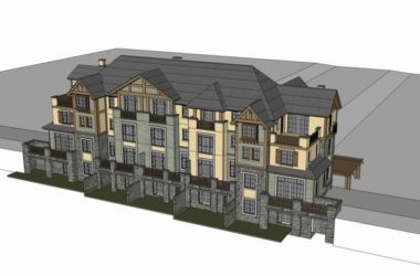 Classical Style Five-Unit Villa Model in SketchUp-BIM WORLD