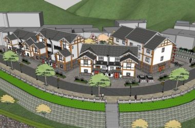 Modern Chinese-Style Villa Model in SketchUp | New Rural Design-BIM WORLD