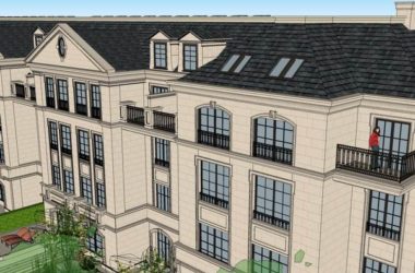Classical Style Townhouse Villa Model in SketchUp-BIM WORLD