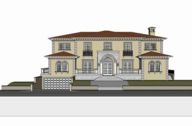 Classical Single-Family Villa Model in SketchUp-BIM WORLD