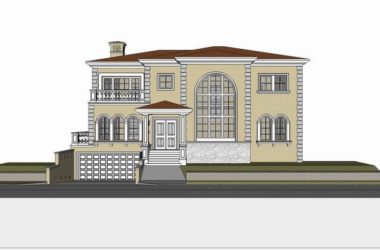 Classical Style Single-Family Villa Model in SketchUp-BIM WORLD