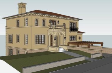 Classical Single-Family Villa Model in SketchUp-BIM WORLD