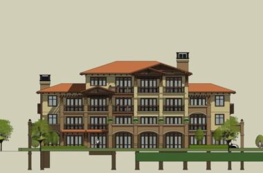 Classical Twin Villa Model in SketchUp-BIM WORLD