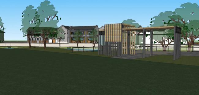 SketchUp Landscape Models: Parks, Commercial Buildings, Urban Scenes, Dams, and Chinese-Inspired Designs