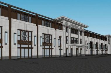 SketchUp Business Model: Commercial Skirts Inspired by Neoclassical Style-BIM WORLD