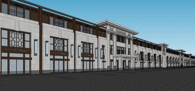 SketchUp Business Model: Commercial Skirts Inspired by Neoclassical Style