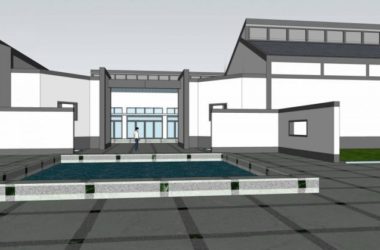 SketchUp Cultural Model of Jiangnan Cultural Museum | Single-Story Traditional Chinese Architecture-BIM WORLD