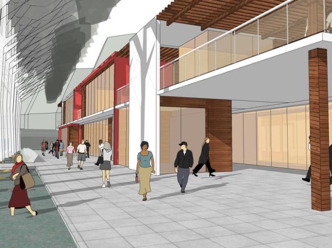 SketchUp Business Model: Commercial Architecture in Modern Style