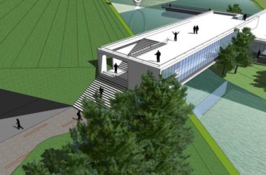 SketchUp Cultural Model: Modern Exhibition Center and Hall Design-BIM WORLD
