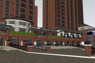 SketchUp Residential Models: High-Rise Buildings, Commercial Bases, and Neoclassical Design-BIM WORLD