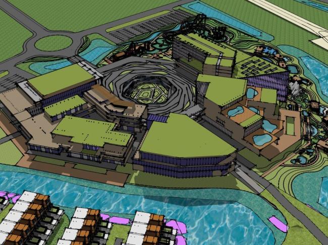 SketchUp Business Model: Designing Multi-Story Commercial Buildings and Modern Shopping Malls