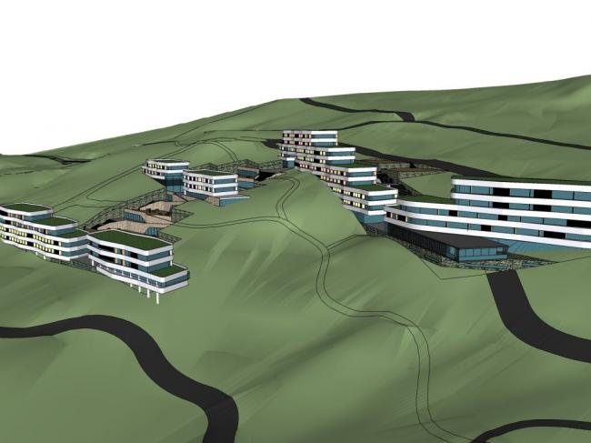 SketchUp Business Model: Designing a Modern Multi-Story Commercial Building