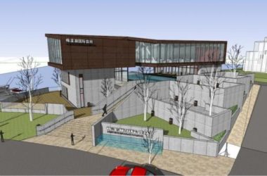 SketchUp Business Model: Multi-Story Clubhouse and Modern Commercial Building Design-BIM WORLD