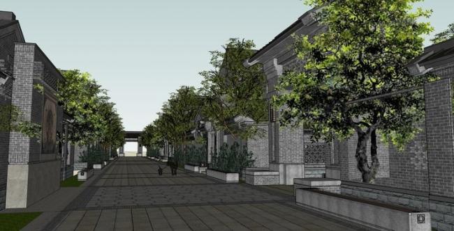 SketchUp Residential Design: Chinese-Style Courtyard Architecture
