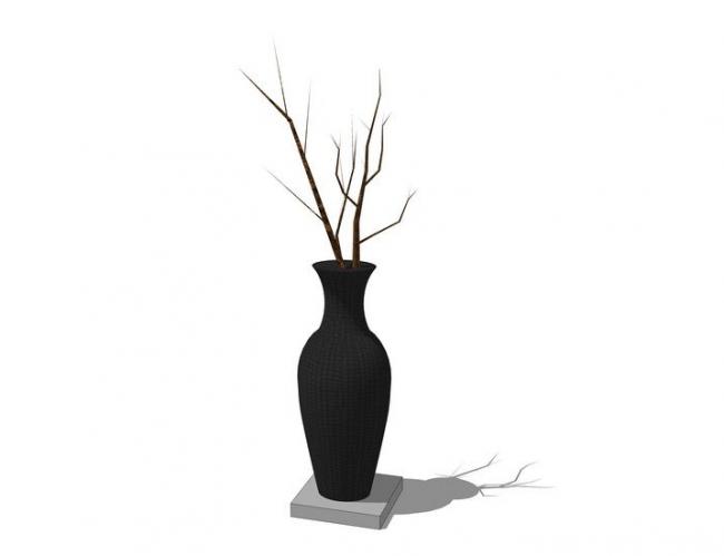SketchUp Material Models: Vase Ornament Components