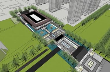 SketchUp Business Model: Modern Clubhouse Design for Commercial Buildings-BIM WORLD
