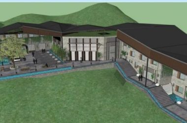 SketchUp Mountain Hotel Model: Landscape Design and Chinese-Inspired Commercial Architecture-BIM WORLD