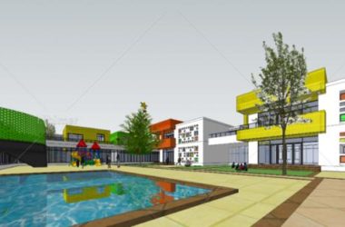 Modern Kindergarten Architecture: A SketchUp School Model Design-BIM WORLD