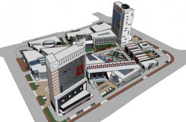 SketchUp Urban Complex Model: Shopping Centers, High-Rise Offices, Office Hotels, Apartments & Modern Design-BIM WORLD