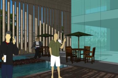 SketchUp Business Model: Modern Luxury Mansion Project in Beijing – Wanliu Academy Sales Office & Clubhouse-BIM WORLD
