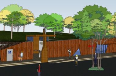 SketchUp Model: Modern Parks, Retail Spaces, and Public Restrooms-BIM WORLD