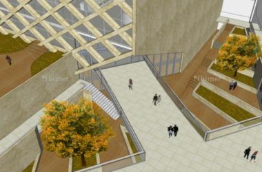 Modern Cultural Architecture Library Model in SketchUp-BIM WORLD