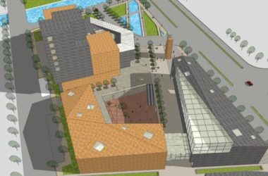 SketchUp Business Model: Modern Commercial Street Design-BIM WORLD