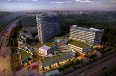 Modern Multi-Story Mixed-Use Commercial and Office High-Rise Model in SketchUp-BIM WORLD