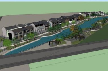 SketchUp Landscape Models: Urban Sketches, Parks, Commercial Buildings, Dams, and Chinese-Inspired Designs-BIM WORLD