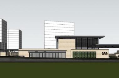 SketchUp Business Model: Modern Multi-Story Sales Office and Commercial Building Design-BIM WORLD