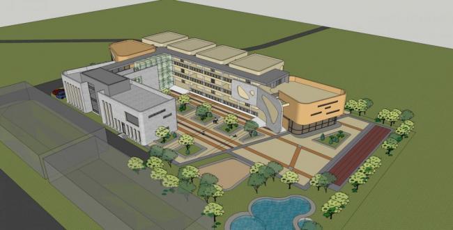 Modern Multi-Story Kindergarten Design | SketchUp School Model for Educational Architecture