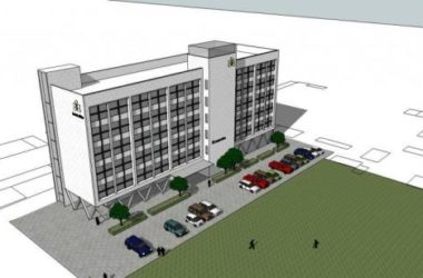 Modern Multi-Story Hotel and Office Building SketchUp Model-BIM WORLD
