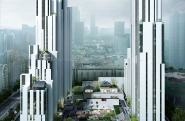 SketchUp Residential Model: Modern Super High-Rise Apartments and Housing Designs-BIM WORLD