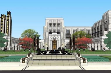 SketchUp Business Model: Modern Commercial, Entertainment, and Leisure Facilities Showcase-BIM WORLD
