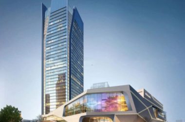 SketchUp Complex Model: Modern Super High-Rise Commercial, Hotel, and Office Tower-BIM WORLD
