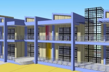 Modern Educational Architecture: School, Teaching Building, and Kindergarten SketchUp Models-BIM WORLD