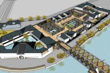 SketchUp Cultural Model: New Chinese Style Museum Architecture-BIM WORLD