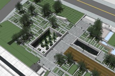 SketchUp Cultural Model: New Chinese Style Exhibition Hall and Architectural Design-BIM WORLD
