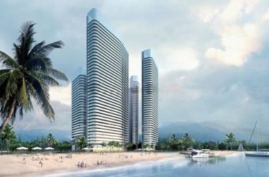 Modern High-Rise Hotel Model in SketchUp with Commercial and Entertainment Amenities-BIM WORLD
