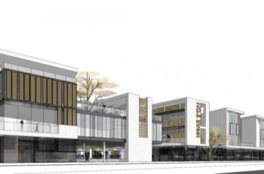 SketchUp Business Model: Modern Multi-Story Streetfront Commercial Design-BIM WORLD