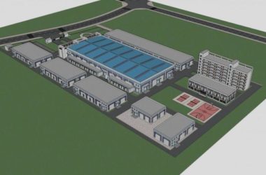 Sketchu Industrial Building: Modern Multi-Story Factory and Office Space-BIM WORLD