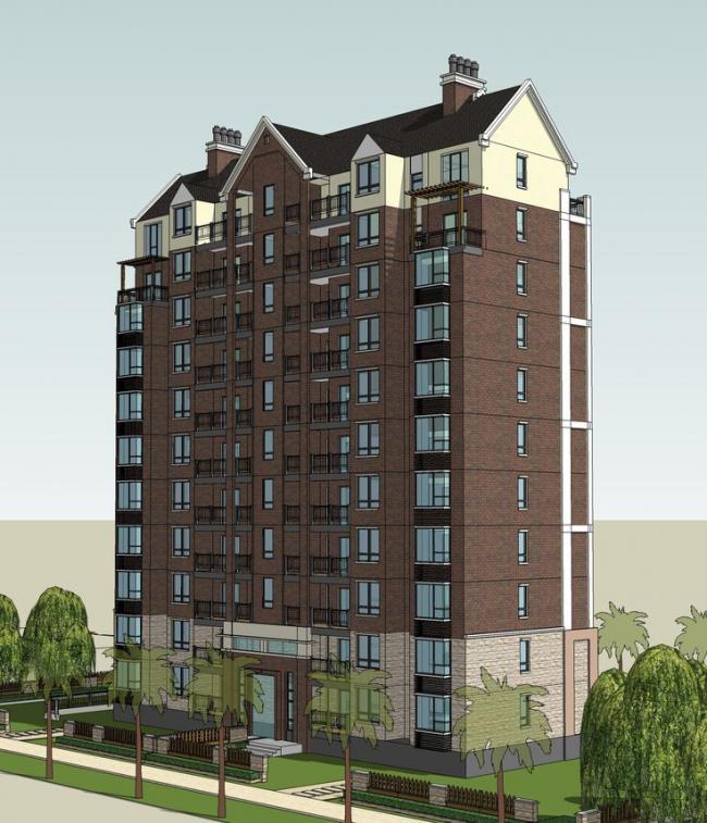 SketchUp Residential Models: Small and High-Rise Buildings in European and Neoclassical Styles