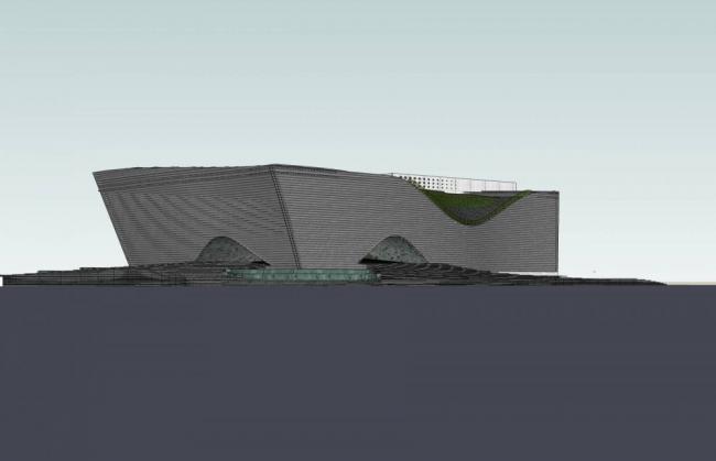 Modern Multi-Story Museum: A Cultural Architecture SketchUp Model