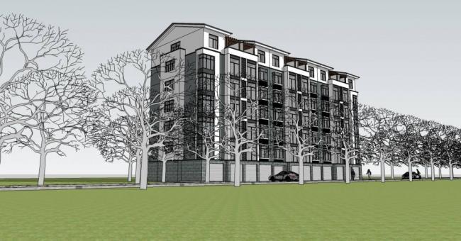 SketchUp Residential Models: Multi-Story Homes, Garden Villas, and Chinese-Style Architecture