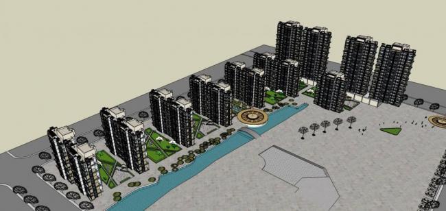 SketchUp Residential Models: Small and High-Rise Modern Homes