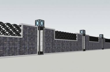 SketchUp Material Models: Chinese-Style Walls and Architectural Components-BIM WORLD