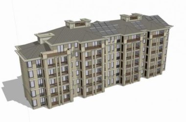 SketchUp Residential Models: Mid to High-Rise Buildings and Grassland Wind Integration-BIM WORLD