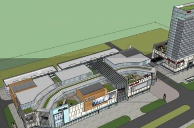 SketchUp Complex Model: Modern Multi-Story Mixed-Use Commercial High-Rise-BIM WORLD